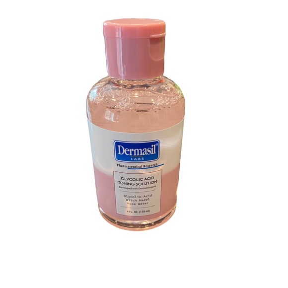 Dermasil Glycolic Acid Toning Solution Rose Water & Which Hazel 4 oz NWT - Picture 4 of 5